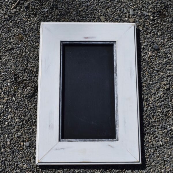upcycled chalkboard