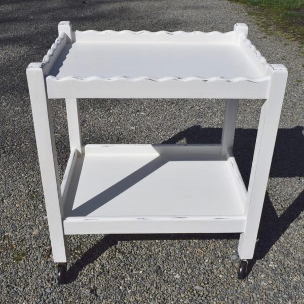 upcycled tea trolley